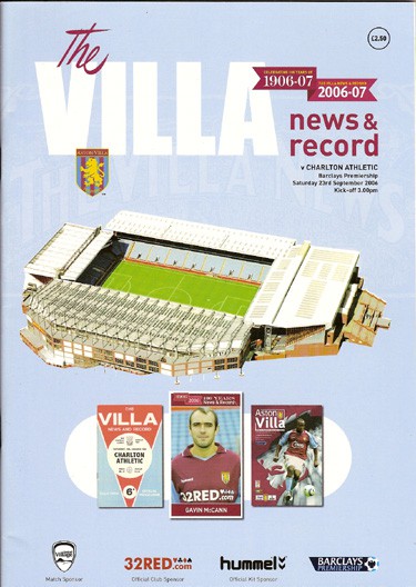 Aston Villa FC v Charlton Athletic FC